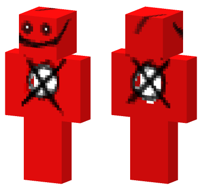 Blood X Man Creepypasta Minecraft Bedrock skin