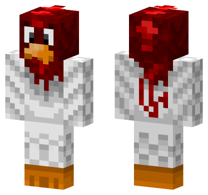 Bloody Chicken Skin Minecraft Bedrock skin