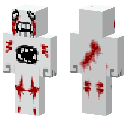 Bloody Face Character Minecraft Bedrock skin