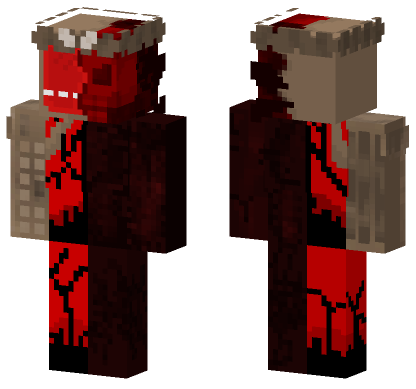 Bloody Forest Curse Minecraft Bedrock skin
