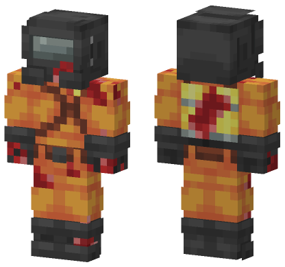 Bloody Outfit Minecraft Bedrock skin