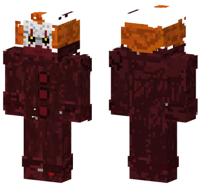 Bloody Pennywise Minecraft Bedrock skin