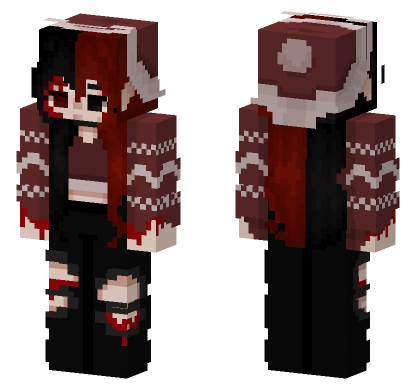 Bloody War Outfit Minecraft Bedrock skin
