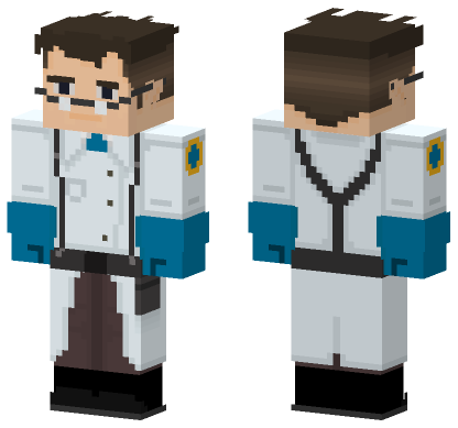 Blu Medic Skin Minecraft Bedrock skin