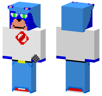 Blu The Dog FNF Minecraft Bedrock skin
