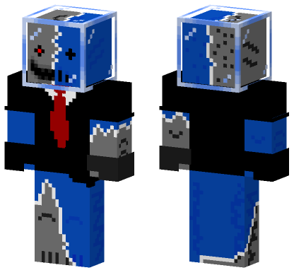 Blu3 Guy Minecraft Bedrock skin