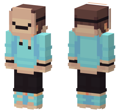 Blue 3 Minecraft Bedrock skin