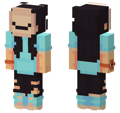 Blue 5 Minecraft Bedrock skin