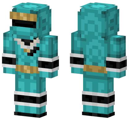Blue Alien Ranger Minecraft Bedrock skin