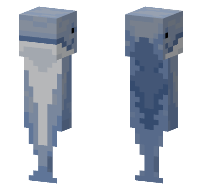 Blue Dolphin Minecraft Bedrock skin