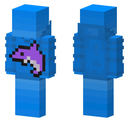Blue Dolphin Skin Minecraft Bedrock skin