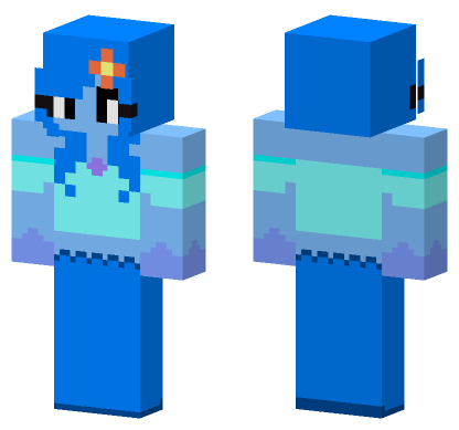 Blue Dolphin Skin Minecraft Bedrock skin