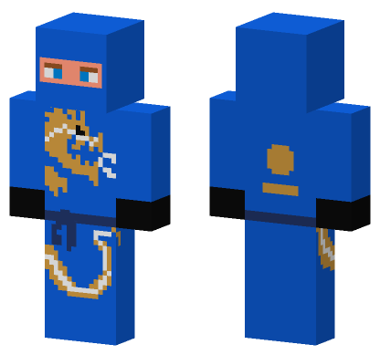 Blue Dragon Skin Minecraft Bedrock skin