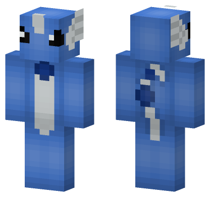 Blue Dragonair Skin Minecraft Bedrock skin