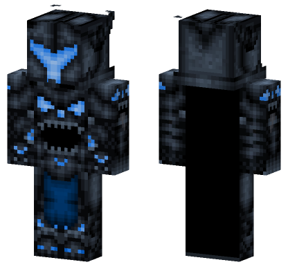 Blue Eyed Monster Minecraft Bedrock skin