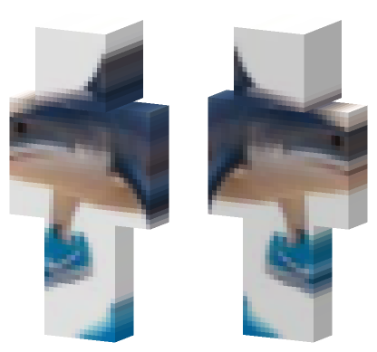 Blue Fish Skin Minecraft Bedrock skin
