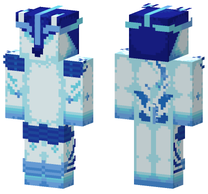 Blue Fox Skin Minecraft Bedrock skin