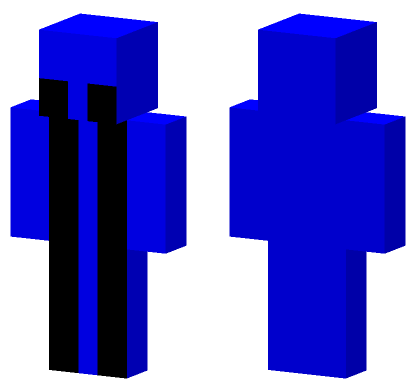 Blue Foxy Minecraft Bedrock skin