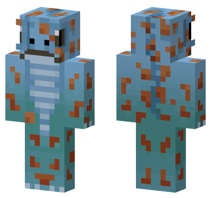 Blue Gecko Skin Minecraft Bedrock skin