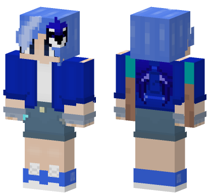 Blue Jay Gina Rose Minecraft Bedrock skin