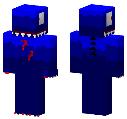 Blue Monster Skin Minecraft Bedrock skin