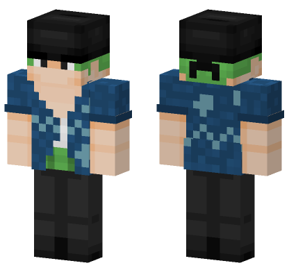 Blue Patterned Sweater Minecraft Bedrock skin
