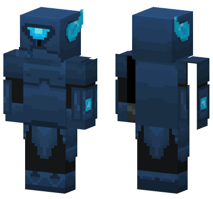 Blue Peka Minecraft Bedrock skin