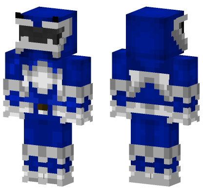 Blue Ranger Minecraft Bedrock skin