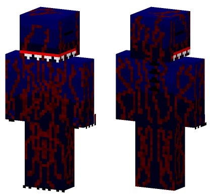 Blue Raptor Exe Minecraft Bedrock skin
