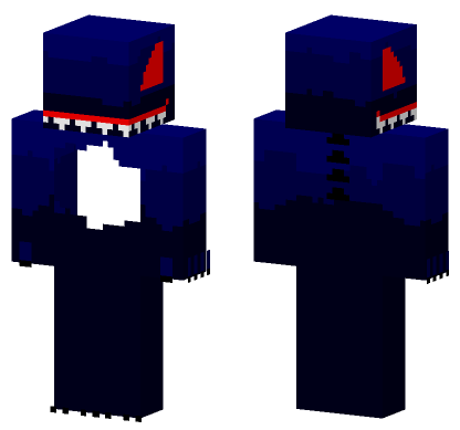 Blue Raptor Ribs Minecraft Bedrock skin
