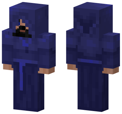 Blue Robe Minecraft Bedrock skin