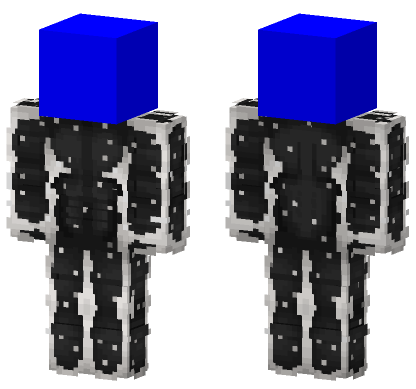 Blue Robotic Suit Minecraft Bedrock skin