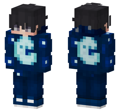 Blue Shark 4 Minecraft Bedrock skin