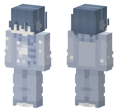 Blue Shark Skin Minecraft Bedrock skin