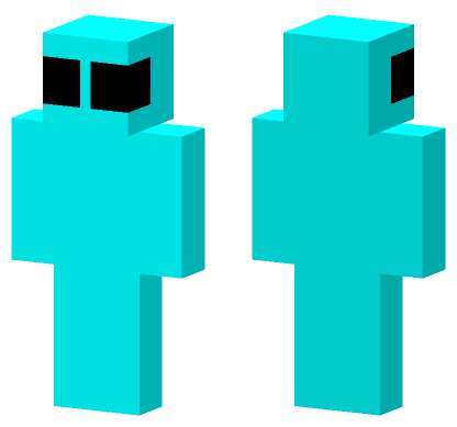 Blue Slime Creature Minecraft Bedrock skin