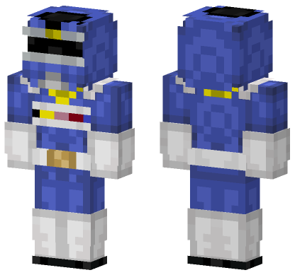 Blue Space Ranger Minecraft Bedrock skin