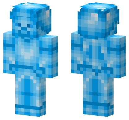 Blue Steve 1 Minecraft Bedrock skin