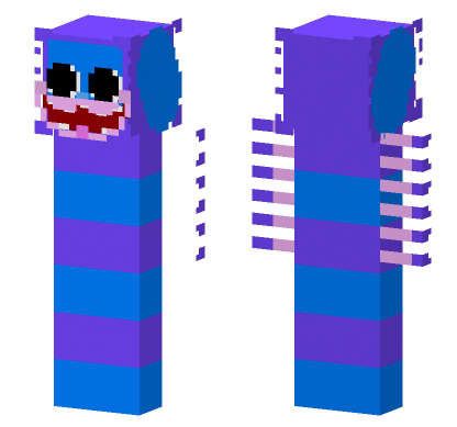 Blue Striped Jumpsuit Minecraft Bedrock skin