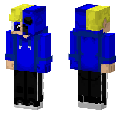 Blue Striped Suit Minecraft Bedrock skin