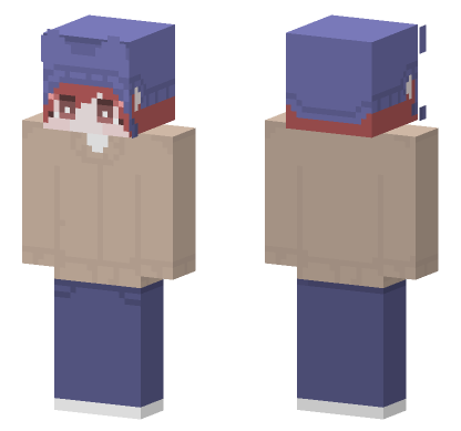 Blue Witch Outfit Minecraft Bedrock skin