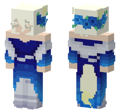 Blue Wolf Skin Minecraft Bedrock skin