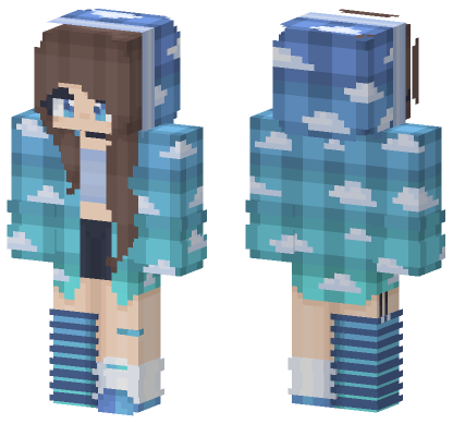 Bluebell HD Minecraft Bedrock skin