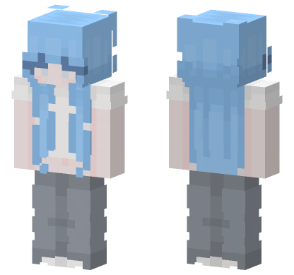 Bluelight Skin 1 Minecraft Bedrock skin