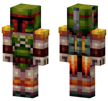 Boba Fett Skin Minecraft Bedrock skin