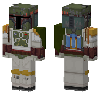 Boba Fett Star Wars ROTJ Minecraft Bedrock skin