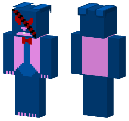 Bonnie Blackrabbit Glitch Minecraft Bedrock skin