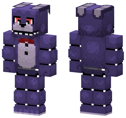 Bonnie Five Nights At Freddy's Minecraft Bedrock skin