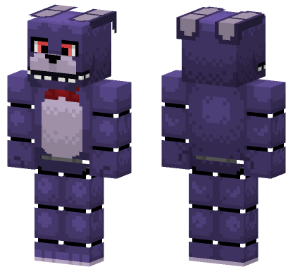 Bonnie FNAF 1 Minecraft Bedrock skin