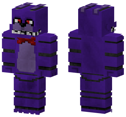 Bonnie FNAF Movie Pack Minecraft Bedrock skin