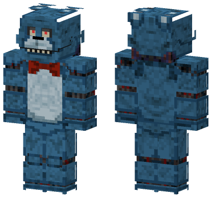 Bonnie FNAF Movie V3 Minecraft Bedrock skin